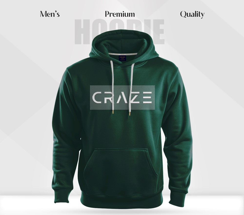 Men's Premium Hoodie - Dark Green