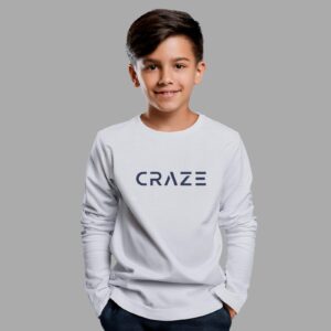 Boys Long Sleeve T-Shirt - Off White