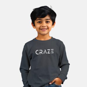 Boys Long Sleeve T-Shirt - Smokey Grey