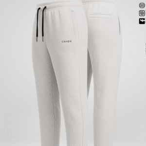 Premium Scuba Track Trouser- Light Grey