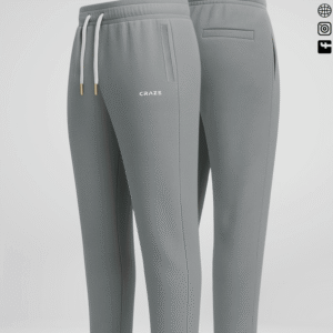 Premium Scuba Track Trouser- Dark Grey