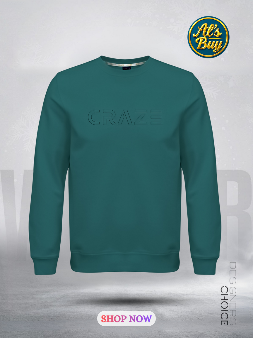 Premium Sweat Shirt Fleece (Teal Green)