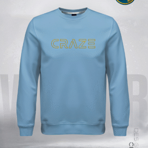 Premium Sweat Shirt Fleece (Power Blue)