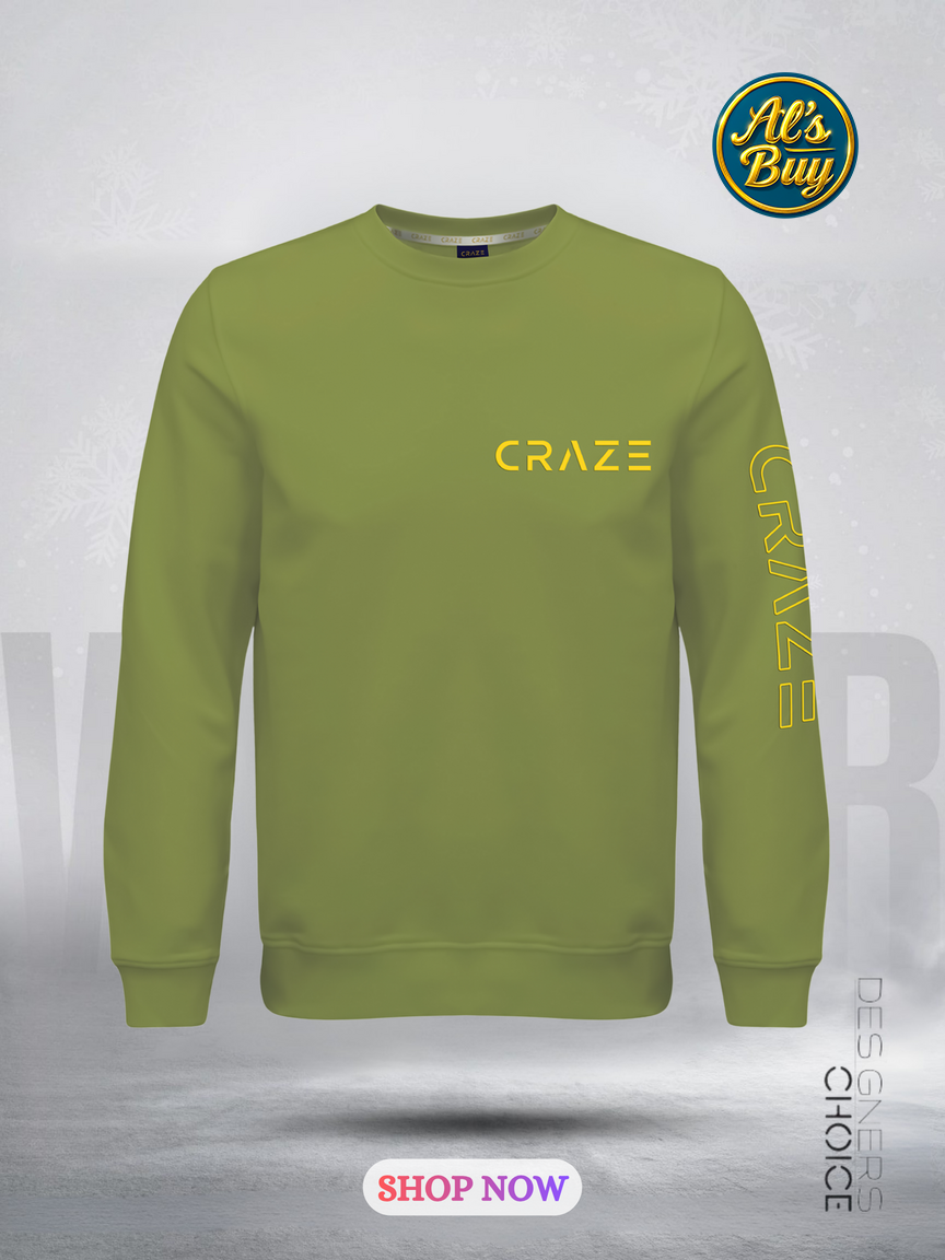 Premium Sweat Shirt (Olive)