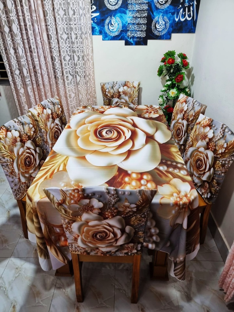 3D Printed Dining Chair Table Cover