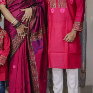 Premium Couple Sharee & Panjabi Set