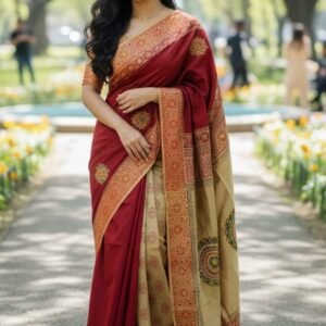 Premium Dhupiyan Silk Sharee