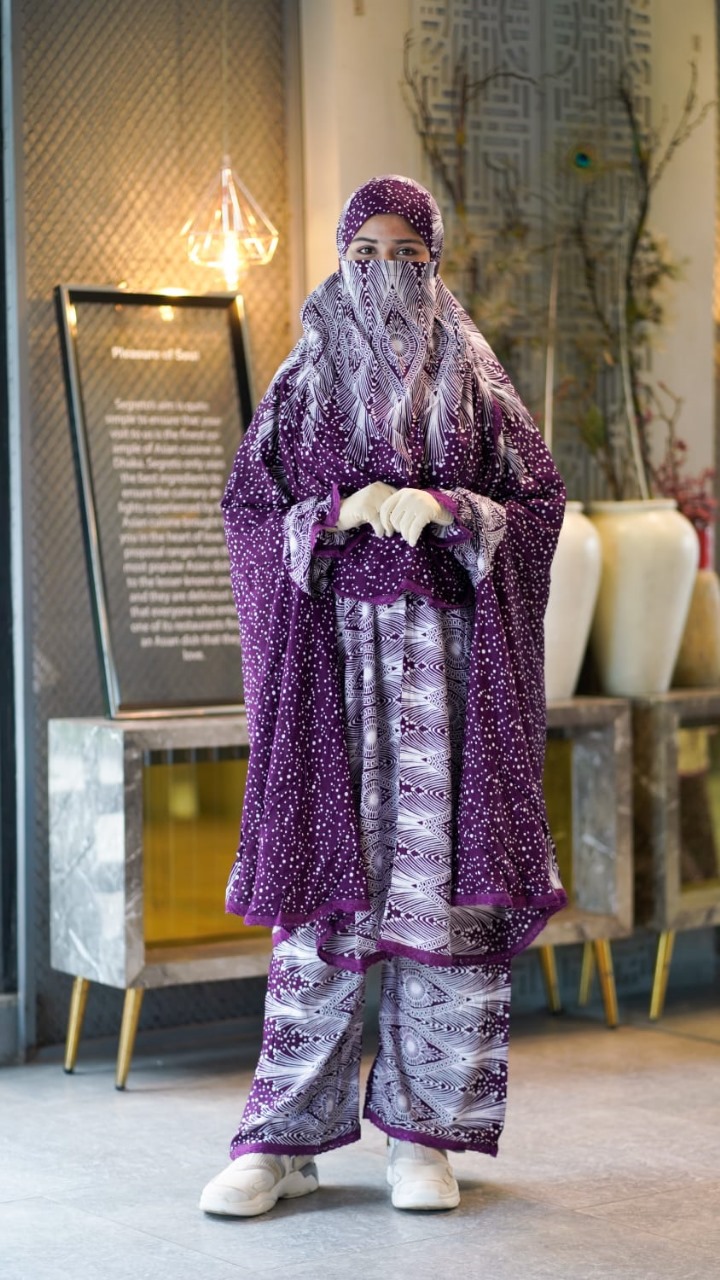 Premium Sunnati Dress (Plaju Khimar Set)