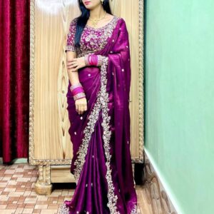Viral Sharee – Royal & Glamorous Look